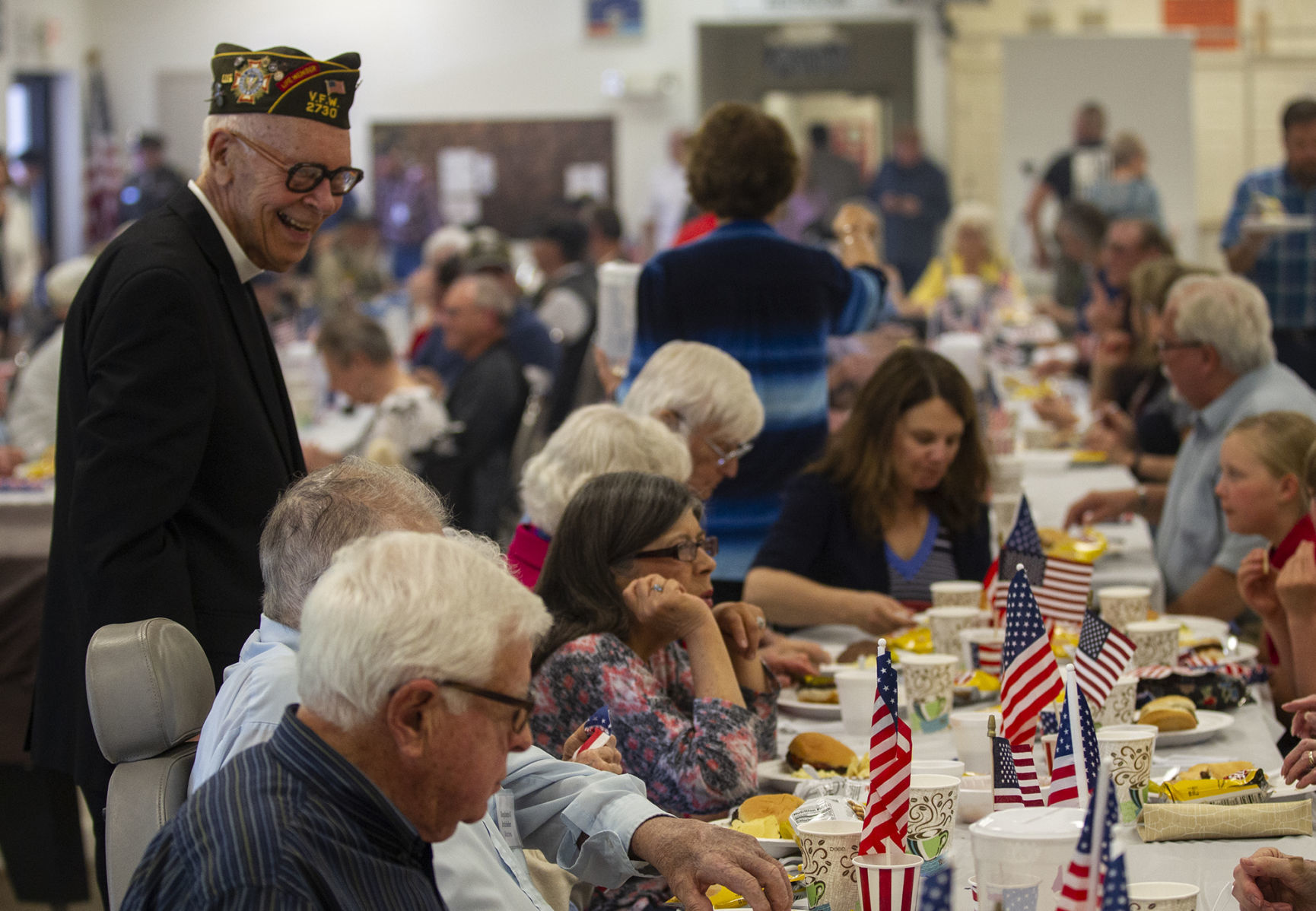 WWII veterans lunch